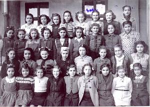 ECOLE LAMORICIERE FILLES 1947 COURS SUPERIEUR MME PITZINI